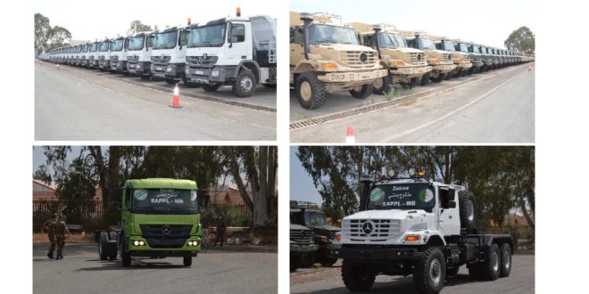 MDN - livraison de 282 camions Mercedes-Benz Algérie